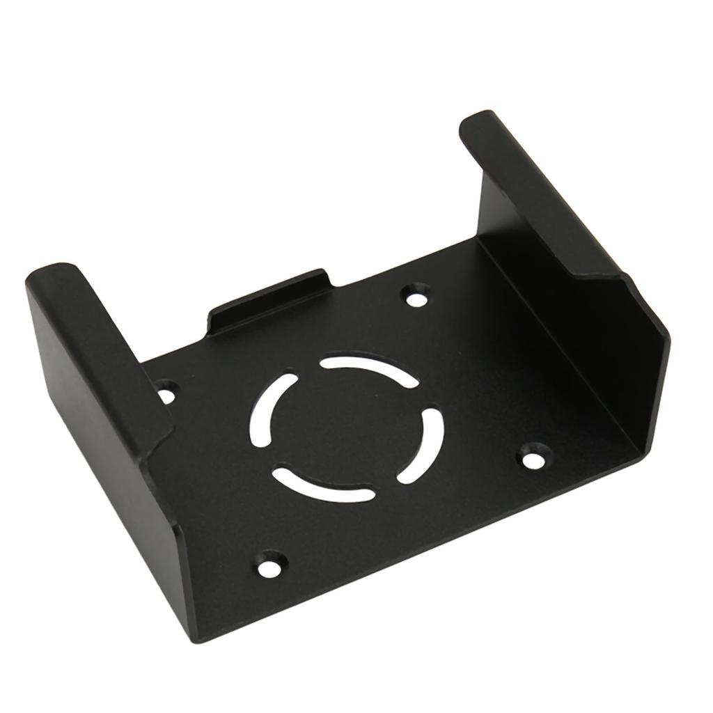TV-Box Wandhalterung Perfekte Passform Bohrfrei Aluminiumlegierung TV-Box Wandhalterung Schwarz