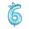 Globos de Cumpleaños con Números 0-9 de 40 Pulgadas Globos Rosas con Lazo de Moño para Cumpleaños de Niñas Princesas Globos para Fiesta de Bodas Globo Gigante con Número