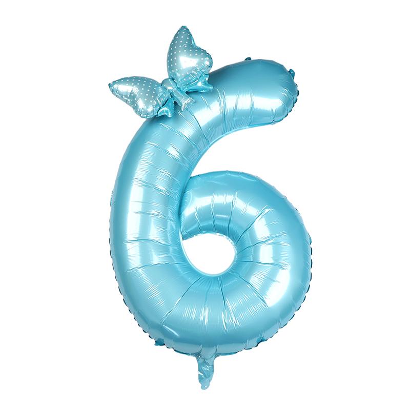 Globos de Cumpleaños con Números 0-9 de 40 Pulgadas Globos Rosas con Lazo de Moño para Cumpleaños de Niñas Princesas Globos para Fiesta de Bodas Globo Gigante con Número