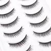 Ten Pairs 3D Stereo Messy Cross Short Lashes for Student, Daily, and Bridal Makeup