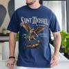 St. Michael Archangel Comfortable Colored Shirt Christian Religious T-shirt Defend Us Fight Catholic Clothing Men Gift Tops