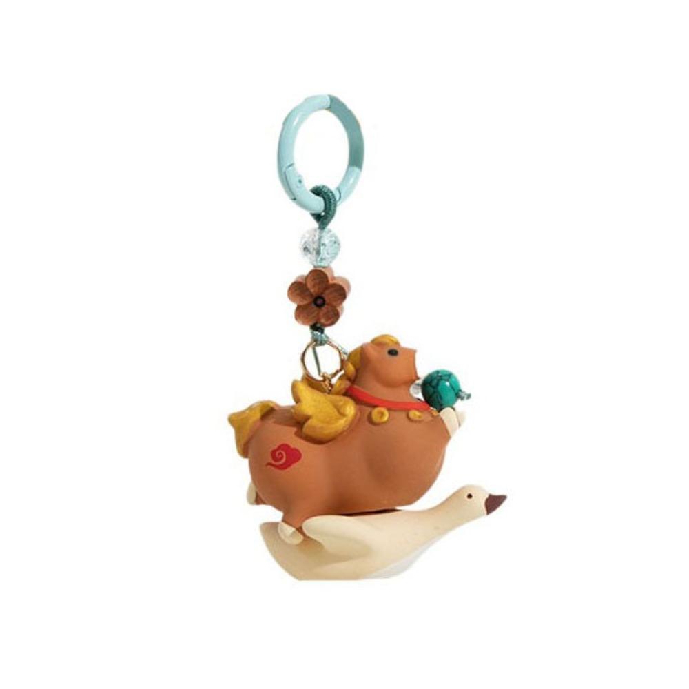 Cute Horse Year Keychain Traditional New Year Keyring Cartoon Horse Bag Pendant  Chinese New Year Style 1