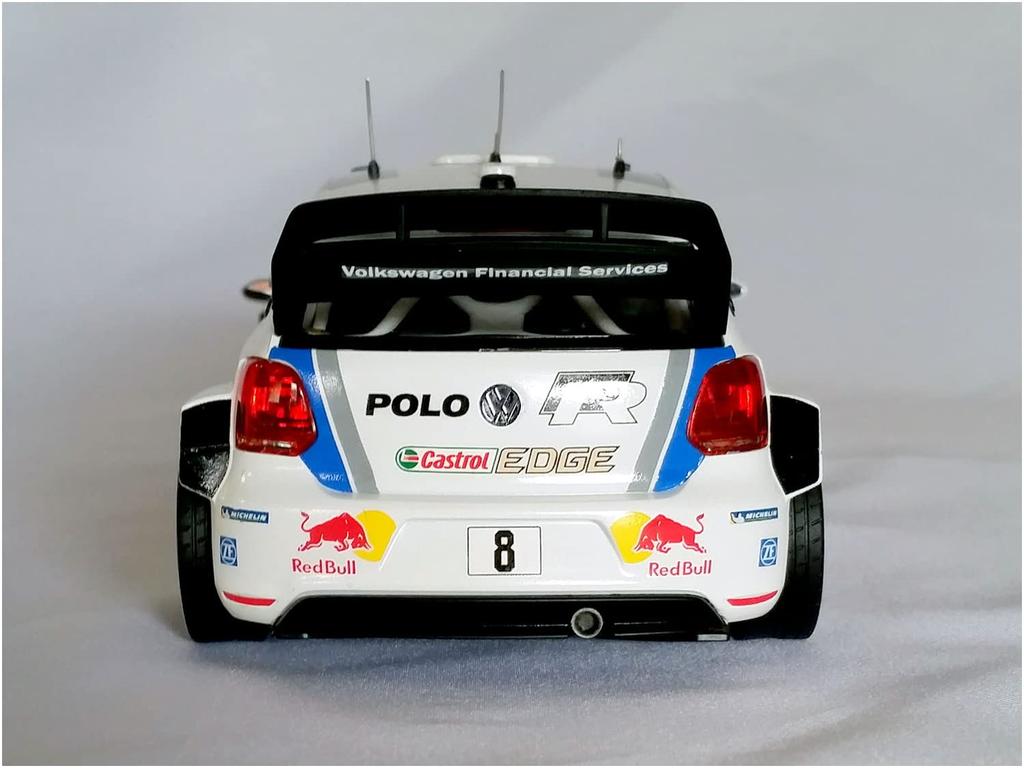 Platz Belkits 1/24 Scale Volkswagen Polo R WRC 2013 Rallye De France-Alsace Winner, WRC Champion Plastic Model BEL005