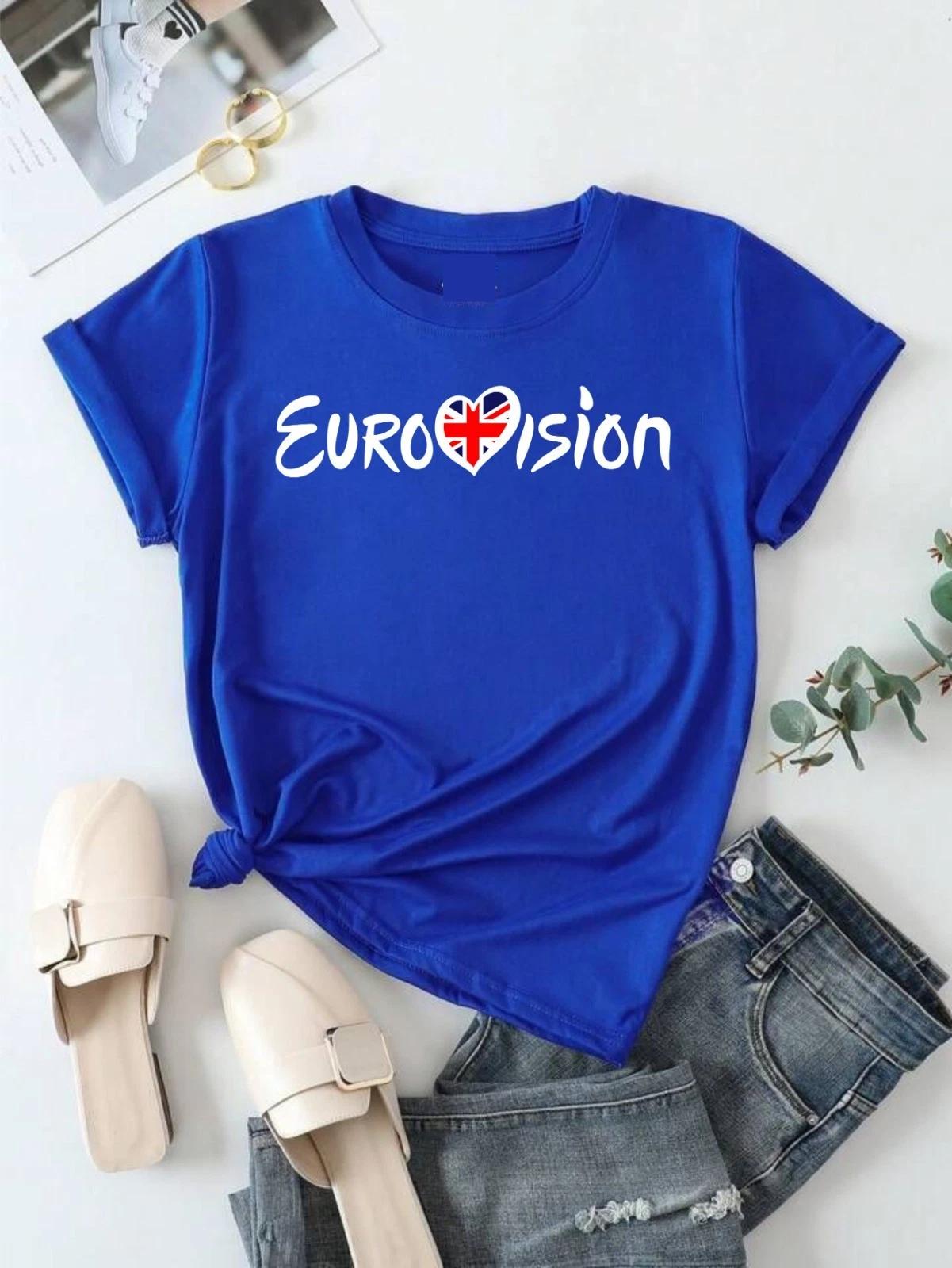 Unisex Eurovision Song Contest Austria 2026 T- Shirt TEE MUSIC TV Show Adults Top M
