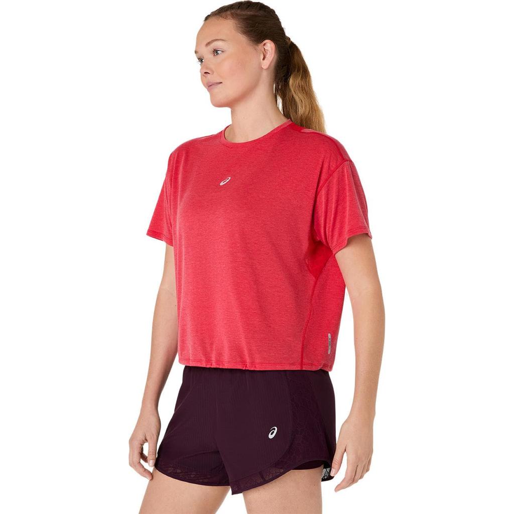 Running Wear NAGINO RUN SS TOP 2012D543 600 L [ASICS] Women's (SPEED RED)
