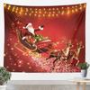 Merry Christmas Tapestry Xmas Ornaments Wall Hanging Blanket Snowman Snowflake Wall Art for Living Room Bedroom Decoration