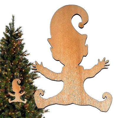 Gnome Stencil Footprints Christmas Decorations Wooden Footprint Stencils For Floors Christmas Floor Template Window Decorations