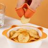 Silicone Finger Clip Tongs Non-Slip Finger Food Tongs Reusable Finger Grip Tongs for Eating Fried Chicken Chips Snacks Home Travel Use