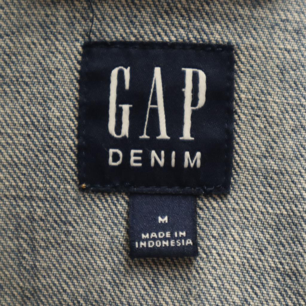 GAP DENIM Denim Jacket M Wash Blue Denim Jacket Trucker Women Used