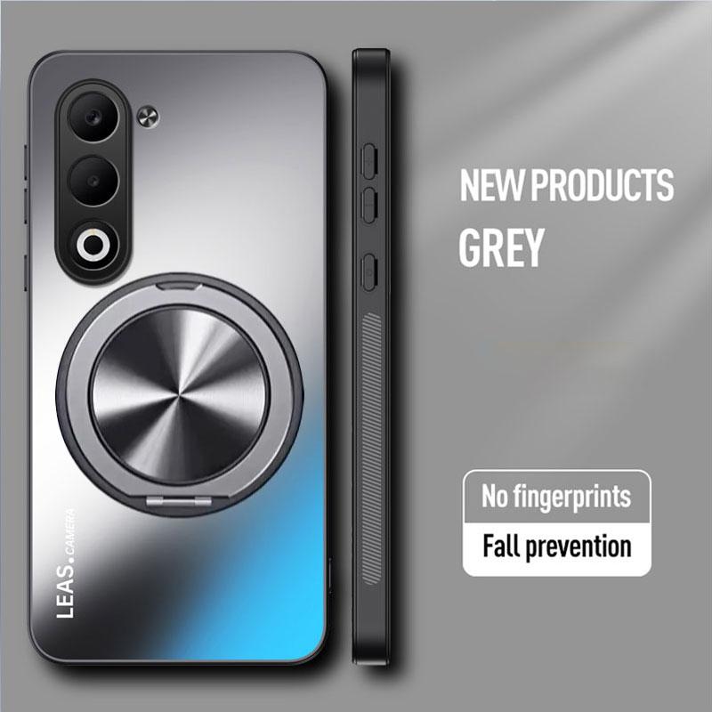 

Магнитный чехол для OPPO A5 Матовый Противоударный 360° Вращающийся Чехол-подставка с кольцом для OPPO A5X A5 Pro A3X A3 A2 A80 A60 A40 Жесткий чехол Oppo A5 Pro серый