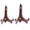 Stable Wooden Picture Frame Bowls Tea Cake Easel F/ Cabinet Rack
