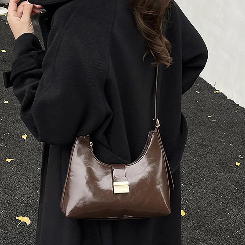 Retro Underarm Bag Casual Commuter Single Oulder Crossbody Bag Fashionable Minimalist Small Square Bag High Quality Shoulder Bag
