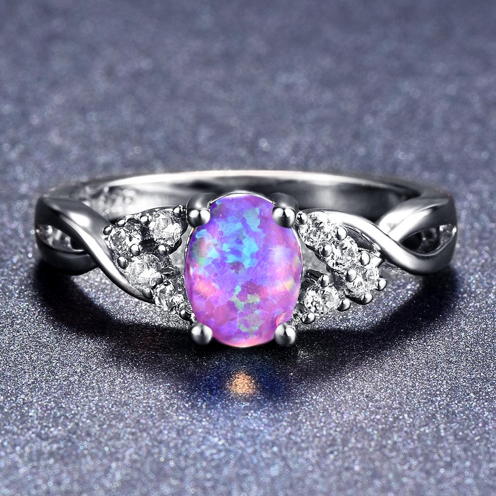 Summer New European and American Retro Oval Edged Octopus Ring