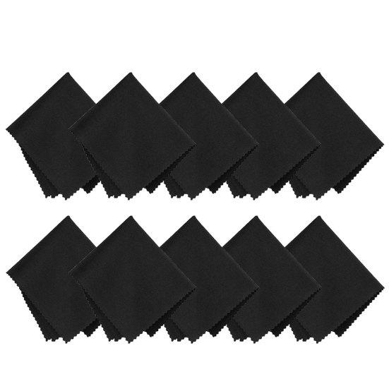 10Pcs Saw Tooth Edge Premium Microfiber Cleaning Cloths for Lens Glasses Screen