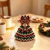 Cartoon Crochet Animal Christmas Tree Kit Christmas Crochet Handmade Toy  Christmas Decor