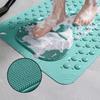 Bathroom Anti Slip Mat with Suction Cups Non Slip Shower Floor Mat for Safety and Comfort in Bathing Areas Durable and Flexible Design