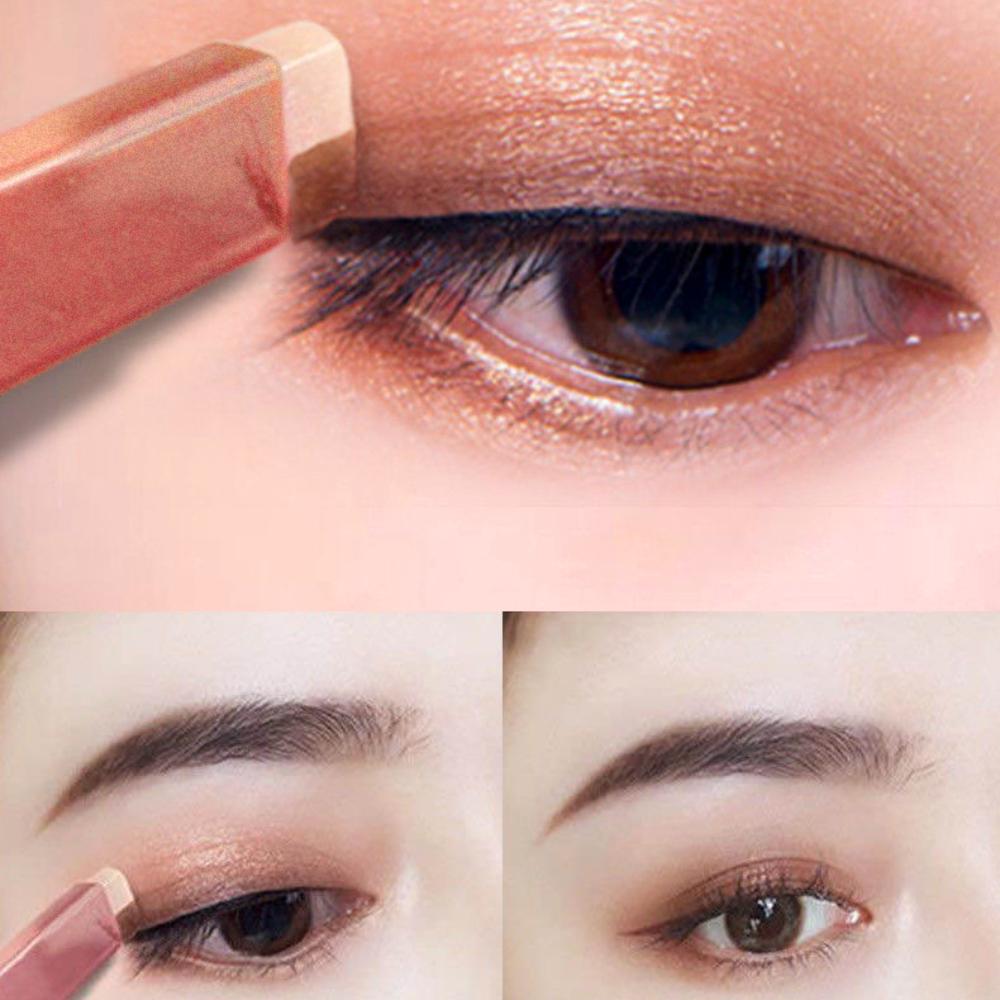 Double Color Waterproof Gradient Glitter Eyeshadow Stick - Colourpop Makeup for Long-Lasting Vibrant Eye Color