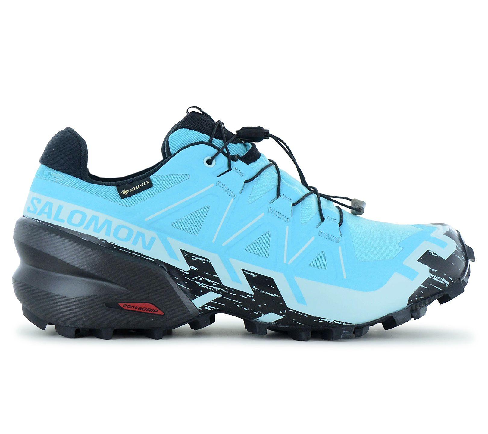 SALOMON Speedcross 6 GTX W - GORE-TEX - Женские кроссовки для трейлраннинга Белый 477656 ОРИГИНАЛ синий