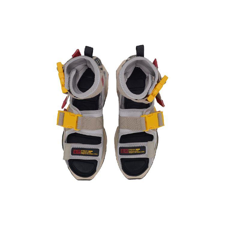 Li-Ning Reignite Shock Absorbing Casual Sandals Men Sandals Gray Yellow AGBP049-5
