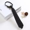 Modern Punk Snapon Necktie With Arrow Design For Casual Daily Wear