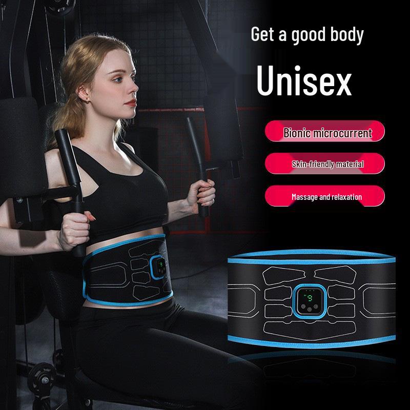 Smart EMS Abdominal Trainer: Electric Muscle Stimulator & Toning Waist Belt for Fitness and Massage