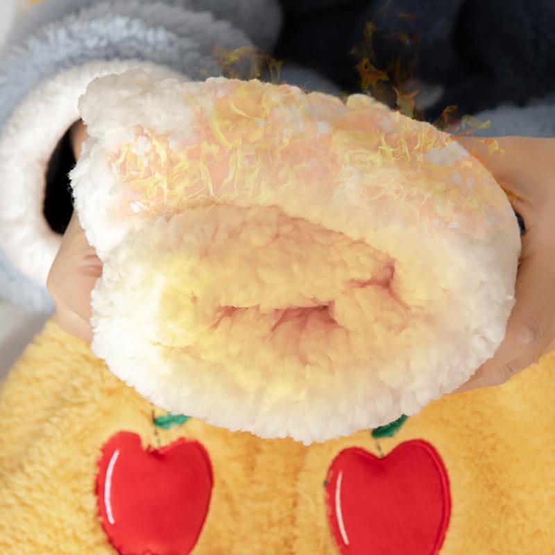 Thickened Thermal Socks Women Winter Warm Home Soft Thickened Plus Velvet Sleeping Anti Slip Floor Slipper Sock Halloween Gift