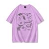Loose Fit Unisexs Ocean Animals Tshirts Harajuku Trend Girls Short Sleeve Tee Summer Clothes Girl Casual Round Neck Cotton Tee