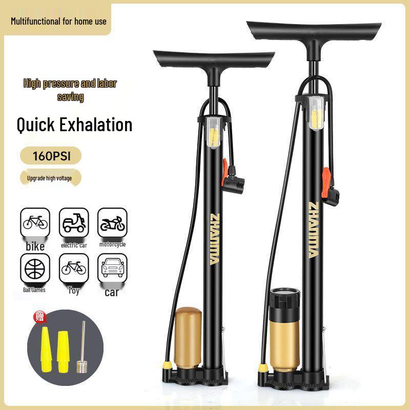 Univerzální vysokotlaká vzduchová pumpa na kola, auta, motocykly a sportovní vybavení