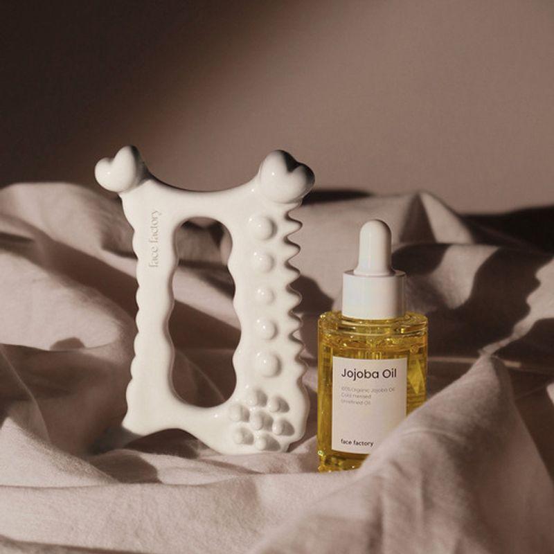 Ceramic Guasha + Jojoba Oil Circulation Management Massager Set