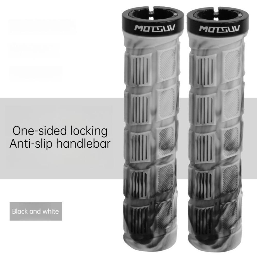 Non-Slip Rubber Bicycle Grips Aluminum Alloy Lockring Handle Bar Grips Cycling Accessories
