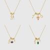 Copper Numeric Pendant Chain With Electroplated Finish For Trendy Casual Looks