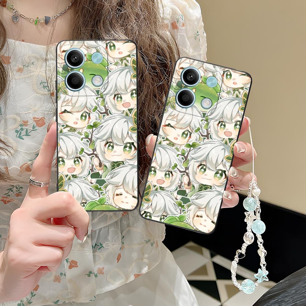 Game GI Nahida Matte TPU Mobile Phone Case for POCO F7 F6 F5 F4 F3 F2 Pro GT C75 C71 C65 C61 C40 Pro Ultra Colorful Cover