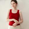 Little Goat 100% Pure Cashmere Women's Knit Vest - Baby Cashmere Warm Camisole, 12 Gauge, Plain Crew Neck