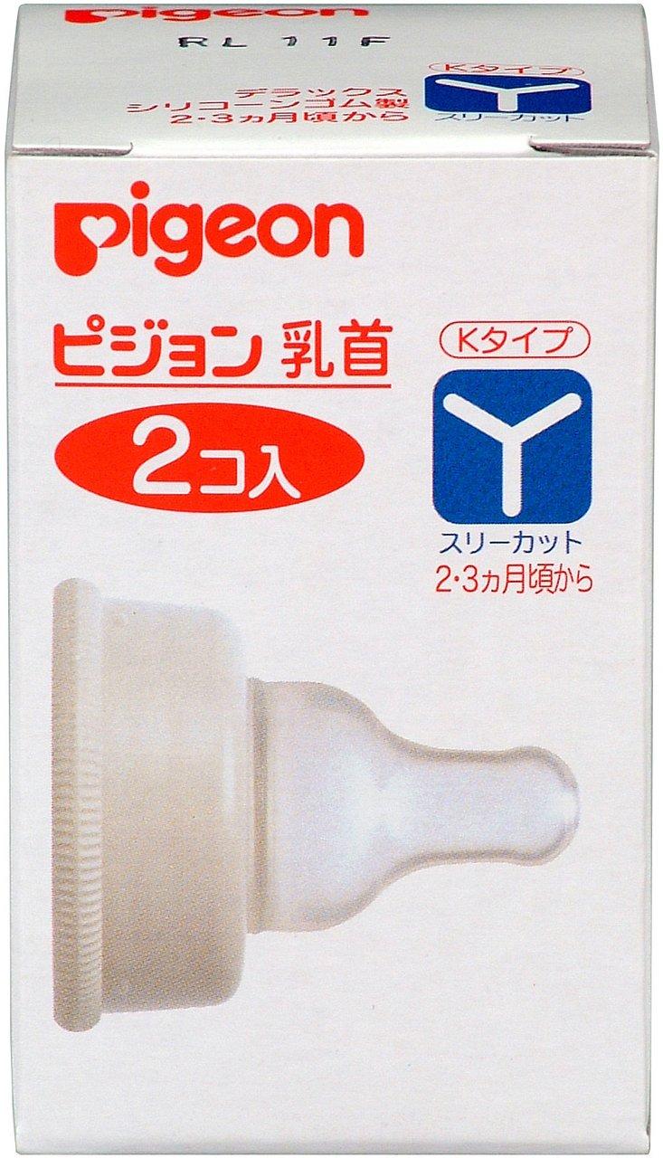

Соска Pigeon Deluxe Y 2 штуки K-типа (резинка) белый
