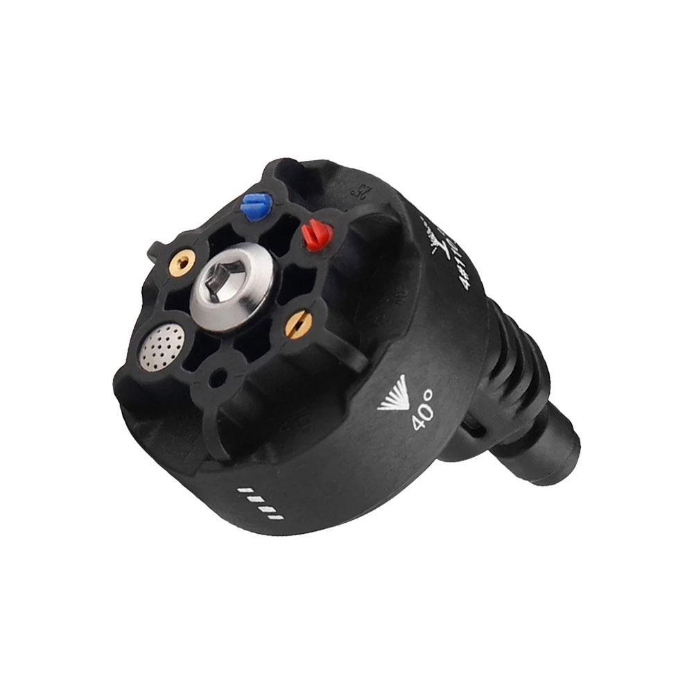 Versatile 6-in-1 Pressure Washer Nozzle Adjustable 3000 PSI Nozzle With 1/4'' Quick Connect Gun Adapter Hoses Car Wash