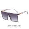 Classic Brand Sunglasses Women Square Gradient Designer Glasses for Men and Ladies Trend Fashion Shades