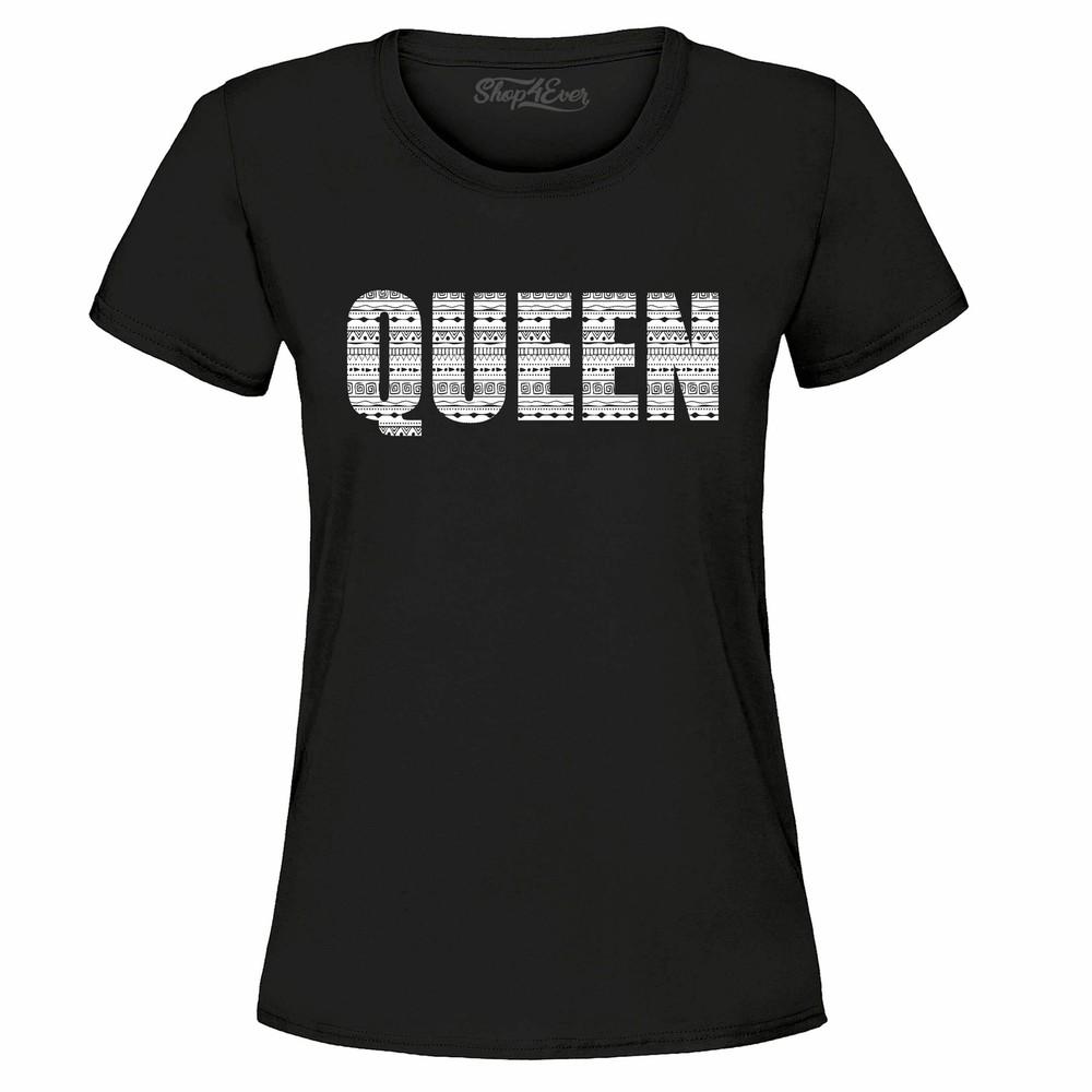 

Queen African Pattern Style Women s T-Shirt Africa Shirts S