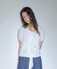 Apeijeu Soft Long Ruffle Blouse(White)