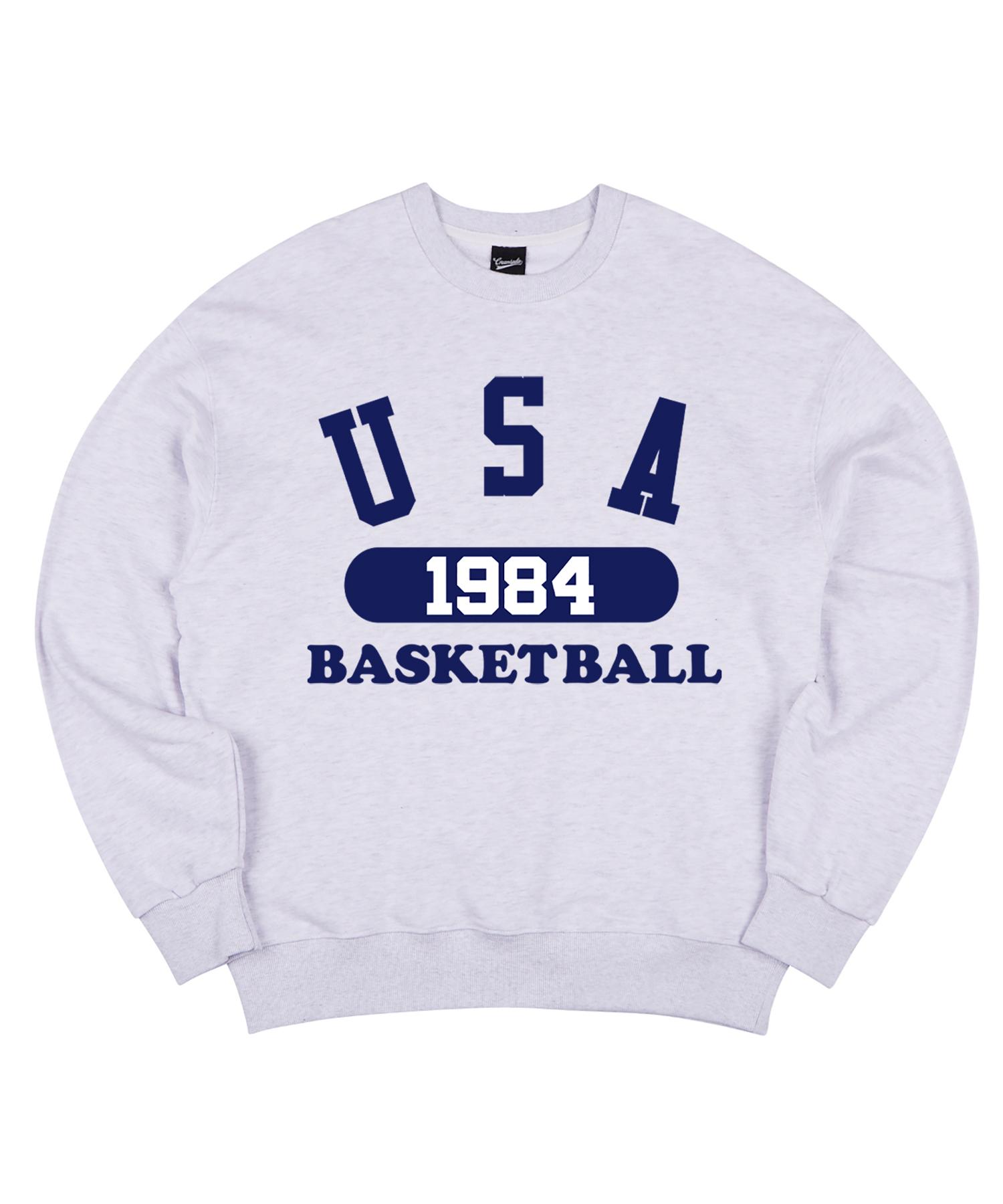 Свитшот Cream Soda Lab USA Basketball Меланж Темно-синий L