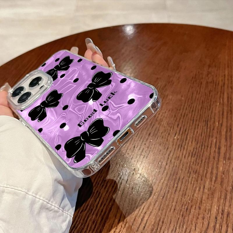 Cute Love Heart Bow Girls Water Texture Phone Case For Xiaomi 14T 13T Pro 14Tpro 11 Lite 5G NE Silicone Shockproof Fundas Cover