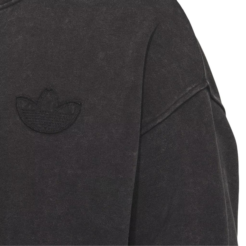 Adidas Originals Three Stripes Collection FW24 Crew Sweatshirt Men Sweatshirt Black JM7287