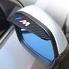Carbon Fiber Car Rear View Mirror Rain Eyebrow Shield Sun Visor For BMW M Emblem E46 E36 E34 F10 E90 F30 E60 F30 E53 E30 E92 E87 sdvr52