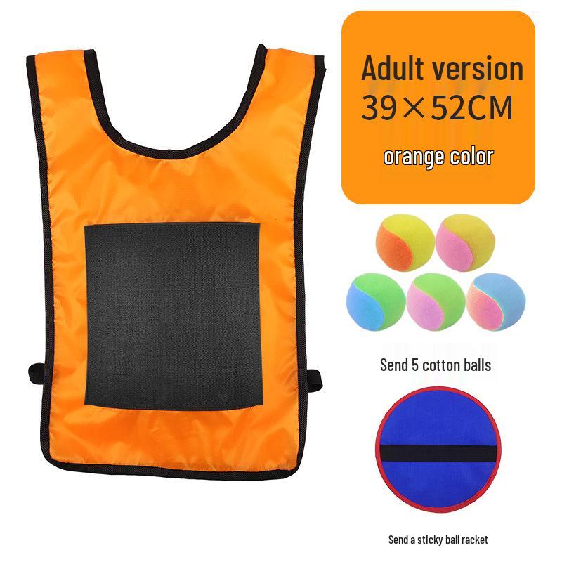 Children's Sticky Ball Dodgeball Vest for Outdoor Parent-Child Games