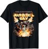 Autistic and Gay Skeleton | Cursed Autism Meme T-Shirt