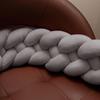 Handmade Four-Strand Fishtail Braid Crib Bumper and Children's Bed Guardrail Pillow Decoration