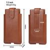 Echte Leder Tasche Für Samsung Galaxy S25Ultra S25edge S24FE A36 A26 A16 iphone 16 15 14 13 Xiaomi Handy Holster Gürteltasche