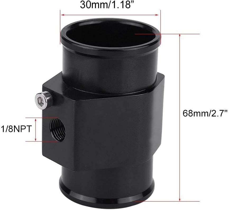 Water Temperature Sensor Adapter, Universal Water Temperature Joint Pipe, Sensor