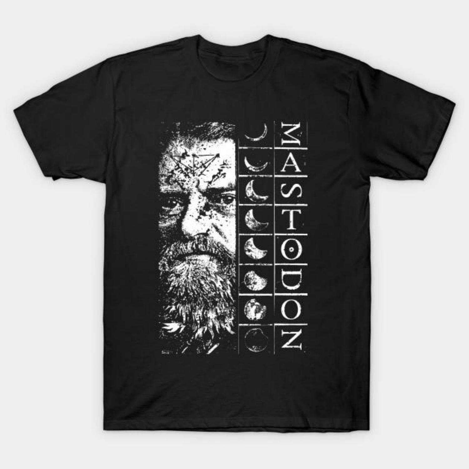 SALE Mastodon Band T-shirt Black Cotton Tee All Sizes S To 5Xl Unisex T-Shirt S чёрный