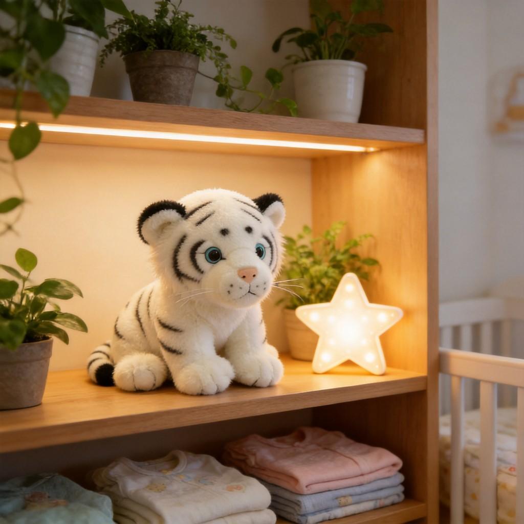 Plush Tiger Toy Animal Pillow For Kids Soft Toy Gift
