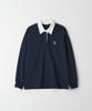 THERYE Classic Logo Collar Sweatshirt(Navy)